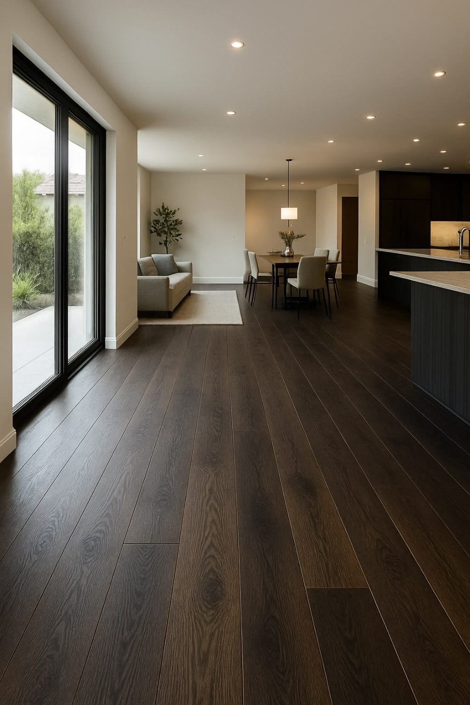 Completed flooring project