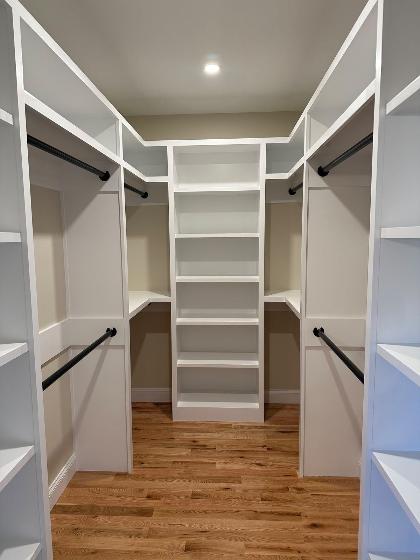 Walk-in Closet Build-out — completed work