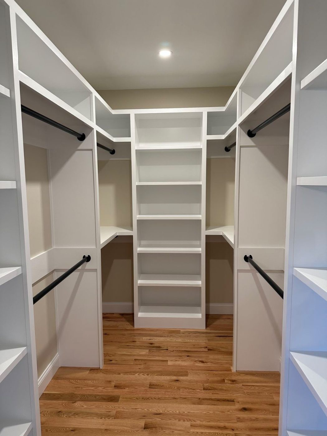 Completed closets & storage project