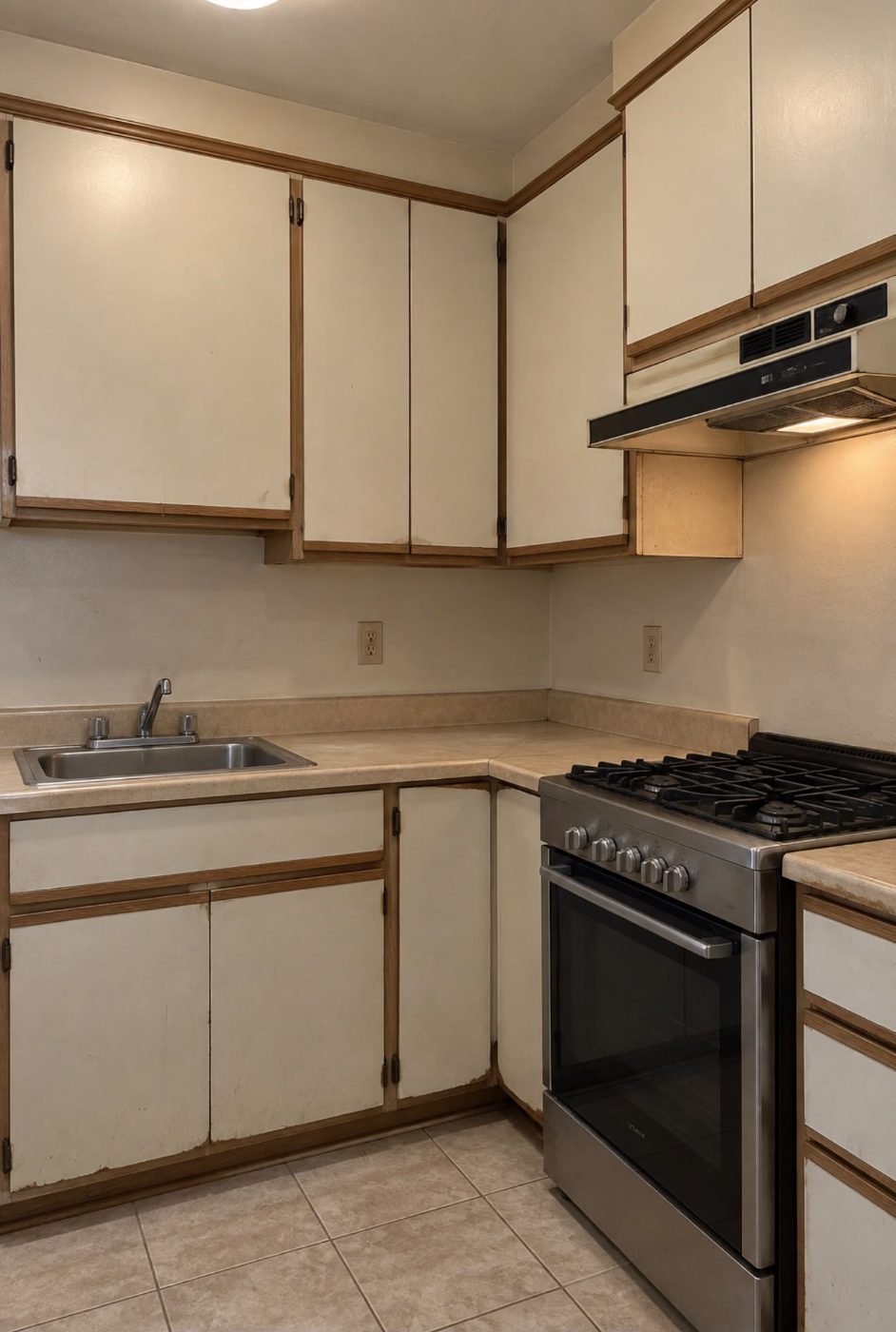 Kitchen Cabinet Replacement — before the work started