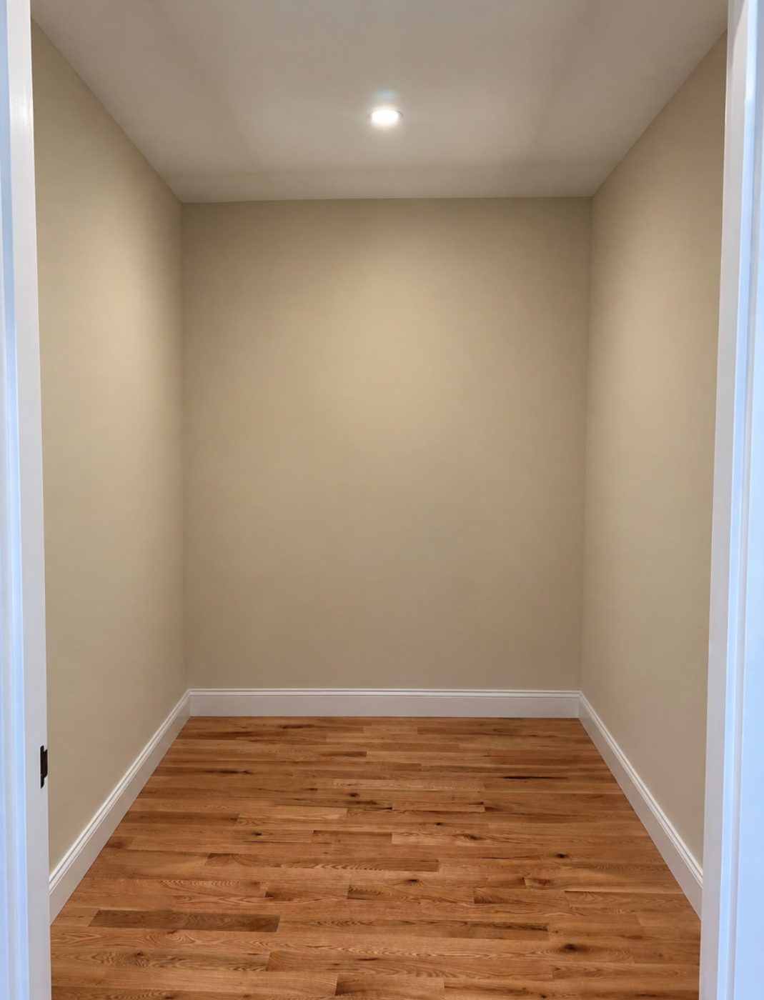 Walk-in Closet Build-out — before the work started