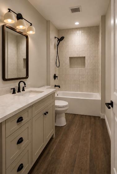 Bathroom renovation — completed work